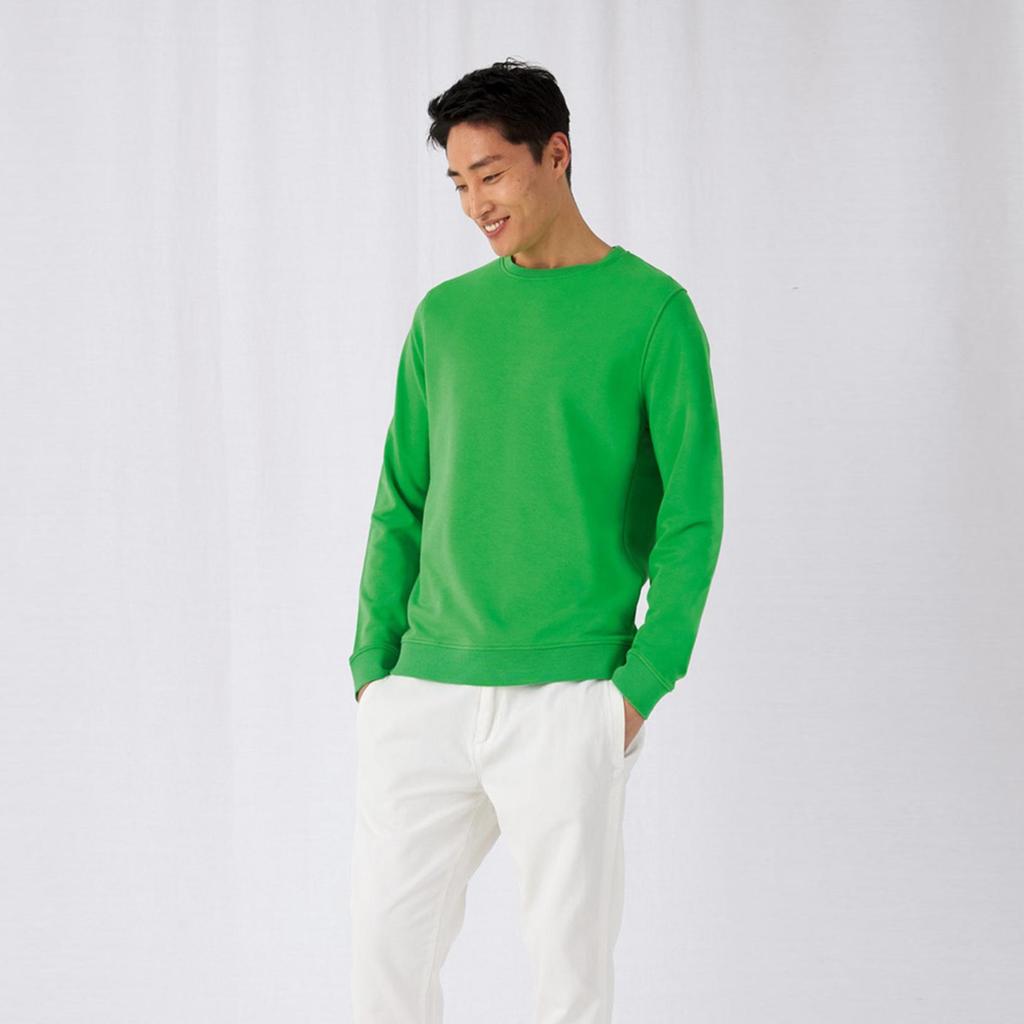 B&C Mens Organic Crew Neck Sweat