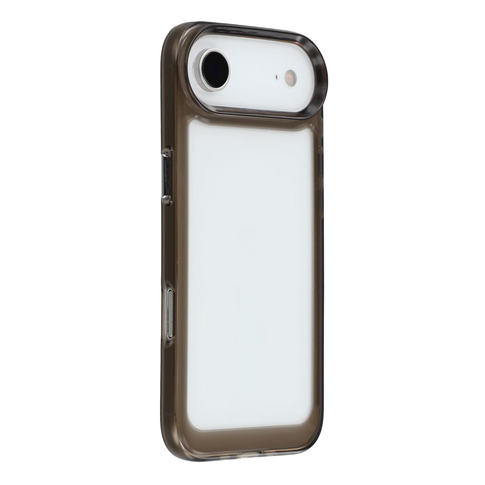 

Для iPhone 17 Air Чехол для мобильного телефона ТПУ+ПК 2,0 мм Защитная крышка от царапин Transparent Black