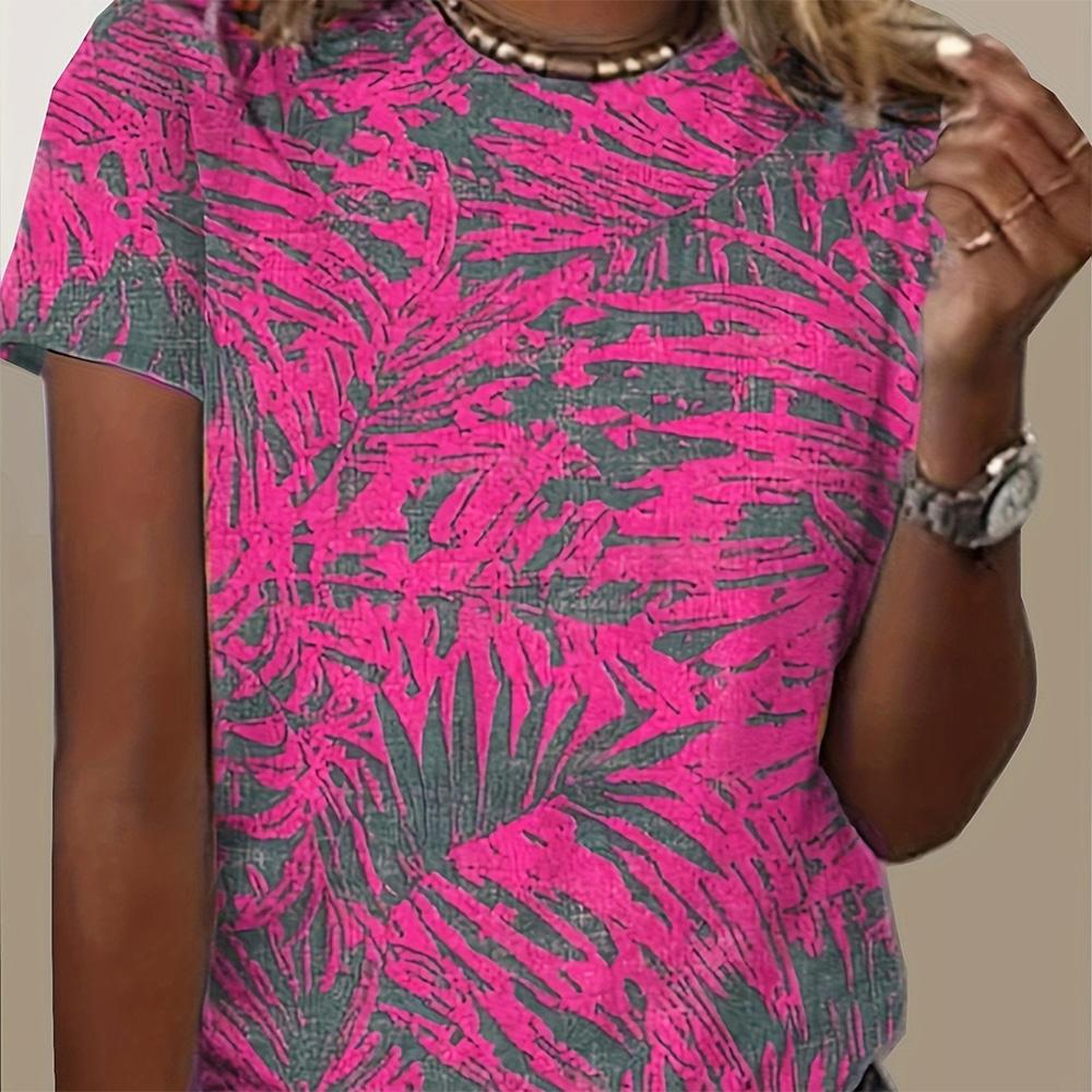 

Повседневная женская праздничная одежда, футболка с круглым вырезом и коротким рукавом, летняя модная одежда, женская праздничная футболка 2XL