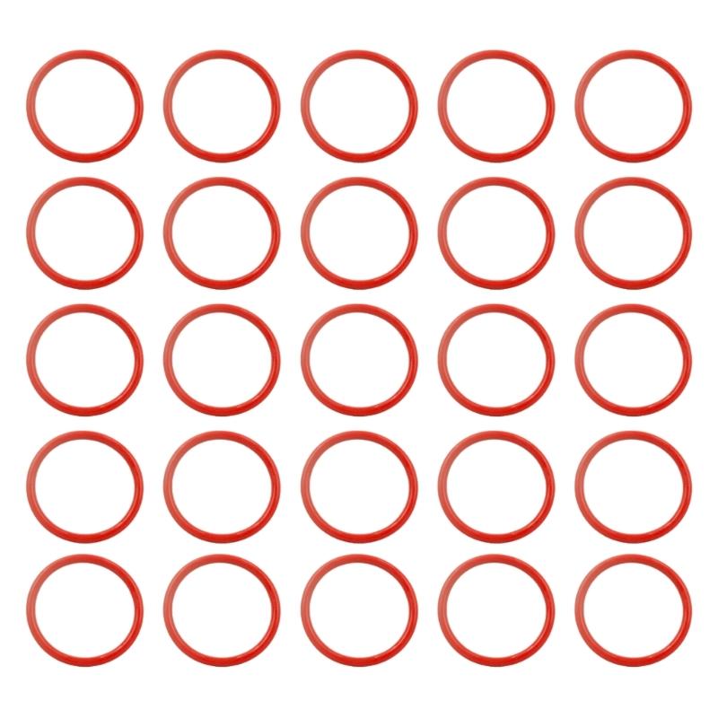 100Pieces Elastic Silicone Coffee Machine Seals Steam Valves Rings Outlet Valves Rings for Multiple Brands and Models 1