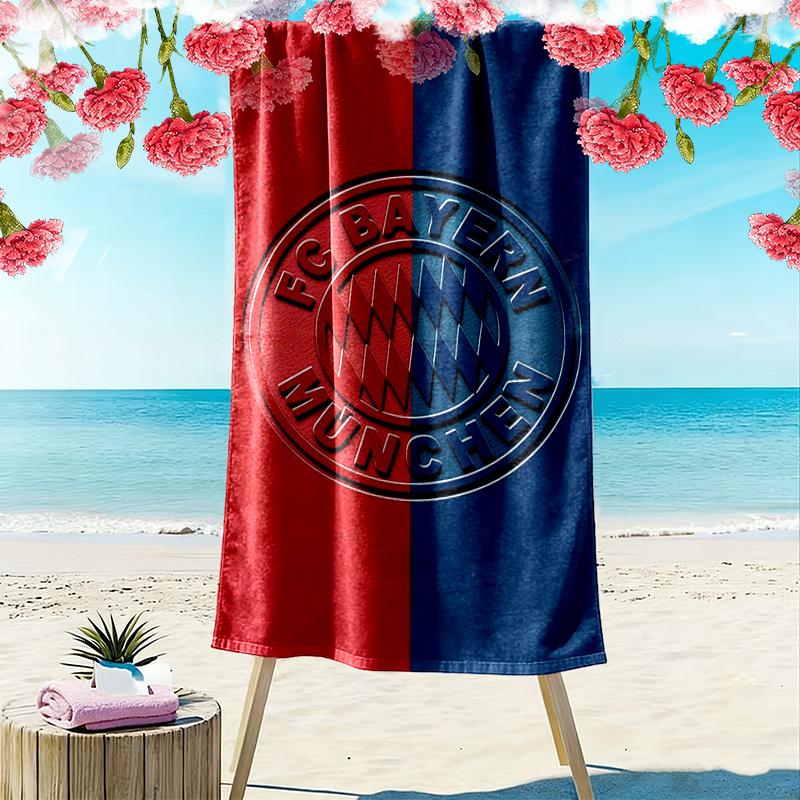 Bayern Monaco Glory telo da spiaggia Telo da spiaggia per foto vacanza Campeggio all'aperto Asciugamano per piscina all'aperto Asciugamano da bagno ad asciugatura rapida nuotare nuotare