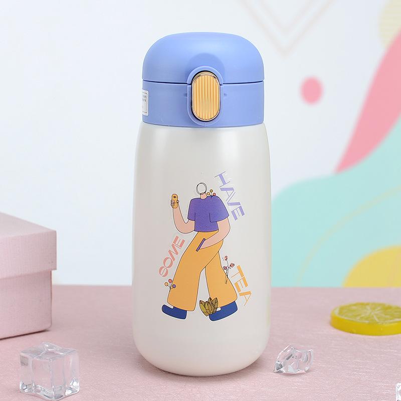 Cartoon 316 Stainless Steel Smart Mug LED Touch Display Temperature Cup