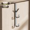Carbon Steel Over-the-Door Coat and Bag Hook Rack