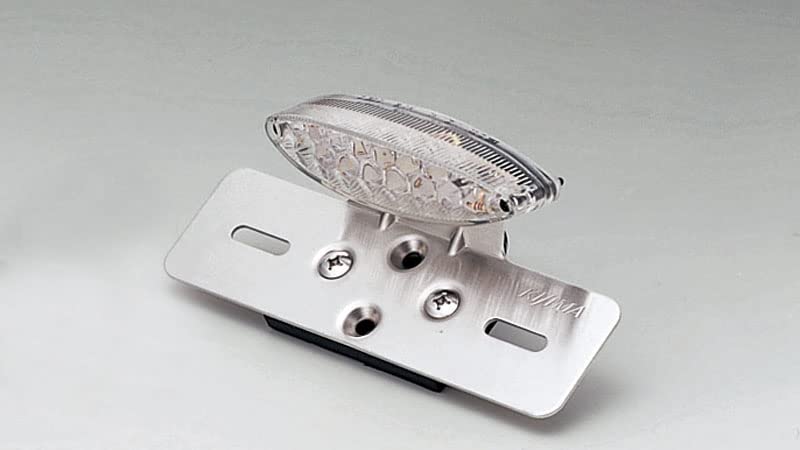 Pièces Moto Kijima Feu Arrière LED Slim Oeil de Chat avec Plaque Transparente (218-3112)