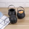 10pcs Candy Bucket Witchs Cauldron Trick or Treat Halloween Party Favor Candy Holder for Children