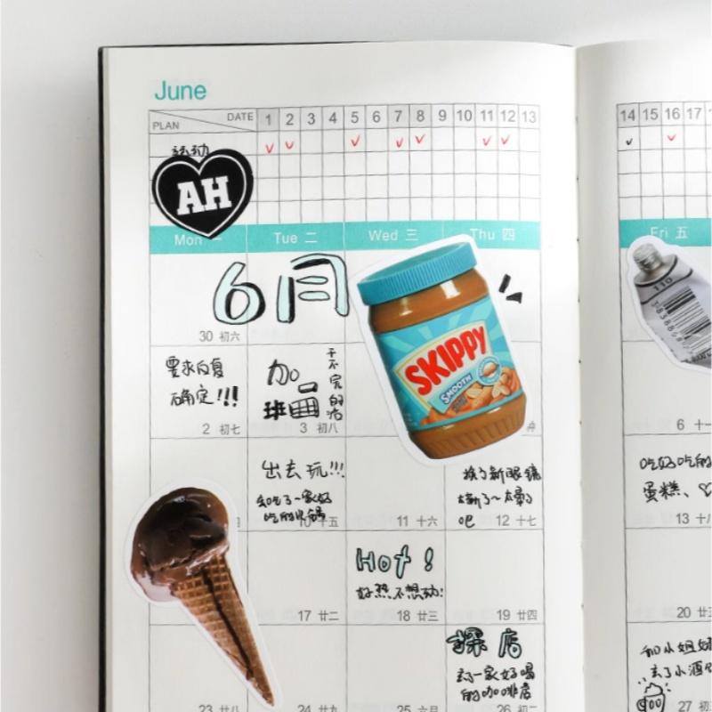 A5 Thicken 178 Sheets Daily Monthly Planner Organizer School Office 365 Days Time Management To Do List Plan Diary Journal Quality