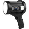 Rechargeable Spotlight Outdoor,200000 LM Searchlight,Waterproof Handheld Spot Light,Waterproof Torch with Solar Panels for Hunting,Camping,Boat