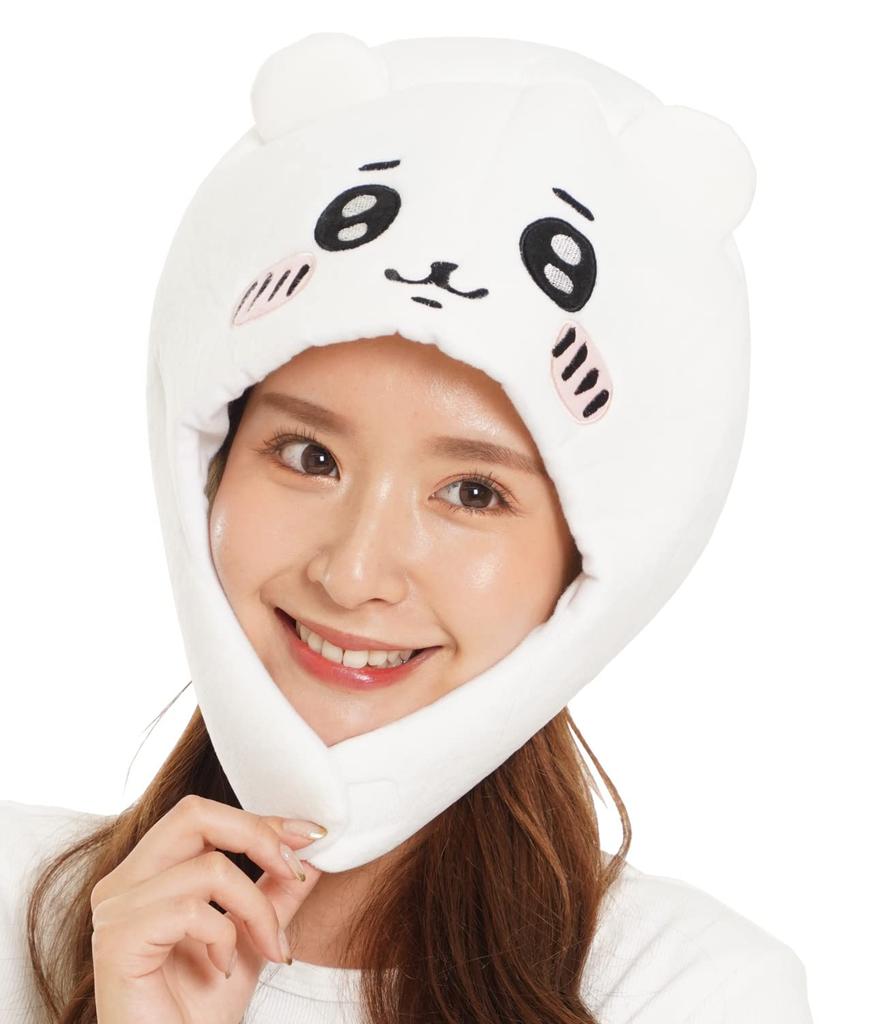 SAZAC Fleece Kigurumi One Size Fits All Cap, Chiikawa, Adult, [Chiikawa]