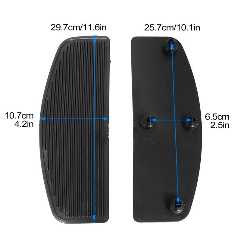 Motorcycle Front Pedal Vintage Motorcycle Front Pedals Boards Ergonomic Arc Curve Design Riding Accessories For Long Ride