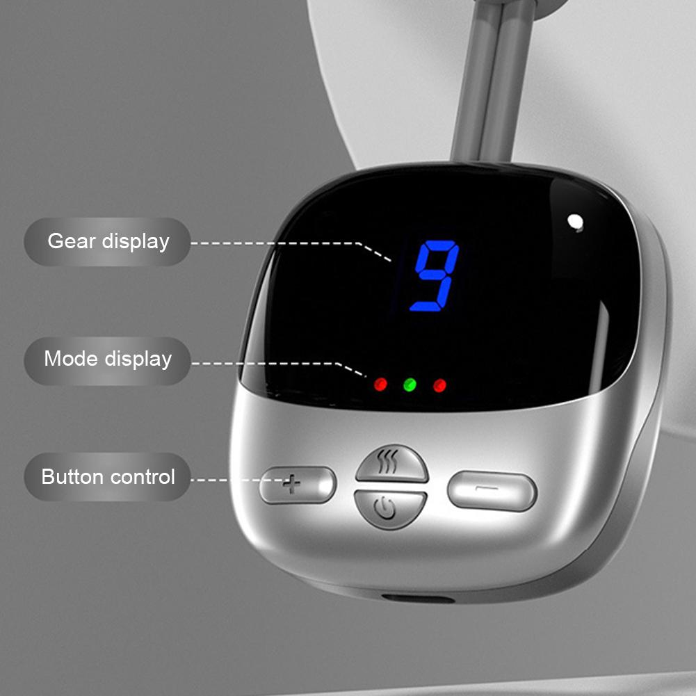 Mini Hanging Smart Cervical Spine Massager Portable Neck Protector Multiple Modes Pulse Hot Compress Care Relax Neck Shoulder