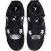 Air Jordan 4 Retro GS White Thunder Kinder-Sneaker Schwarz FQ8213-001