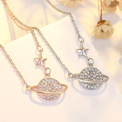 Necklace Female Planet Collarbone Jewelry Design Sense Ins Jewelry