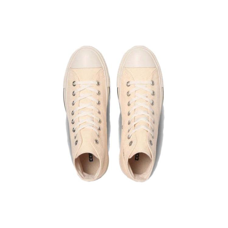 Converse All Star Washed Canvas Hi Comfortable Versatile Durable Shock Absorbing High Top Canvas Sneakers Unisex Sneakers Off-White 31312101