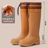 Bundle Mouth Water Shoes Women's Non-slip High Tube Women's Rain Shoes New Rain Boots Women's Adult Water Boots Wear-resistant High Boots