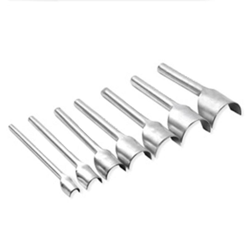 Solid Steel Leather Half Round Punch 7Size Leather Half-Round Cutter Punch Craft Tool for Wallets Belts Bags 1