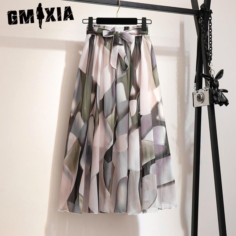 GMXIA 17Color  Women's Fashion Casual Summer Spring Skirt