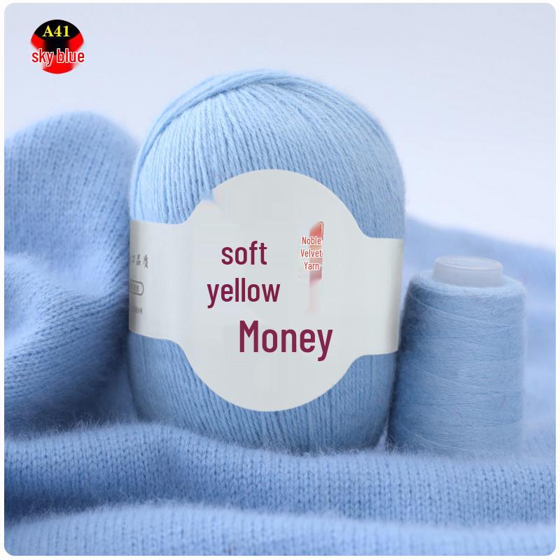 Buy One or Two Skeins, Get One or Two Free: Cashmere Hand-knitting Yarn, Three-ply Medium-thick Wool Yarn for Scarves.