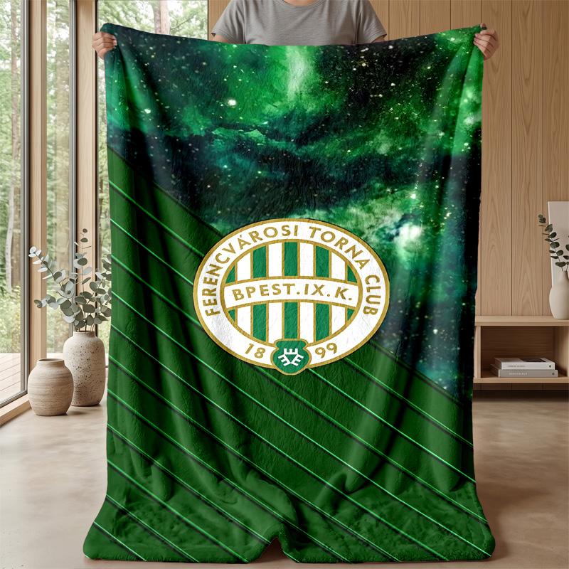 Couverture à thème Ferencvaros Couverture douce en polaire flanelle Couverture légère et chaude pour la maison le canapé le lit