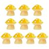 10Pcs Resin Mushrooms for Garden and Home Decoration Ornaments for Cake Decorating Ornaments