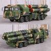 1:40 Hq-9 Anti-Aircraft Missiles T99A  Alloy Model Car Toys Diecast Military Vehice Doors Opened Rubber Tire Children'S Toy Gift