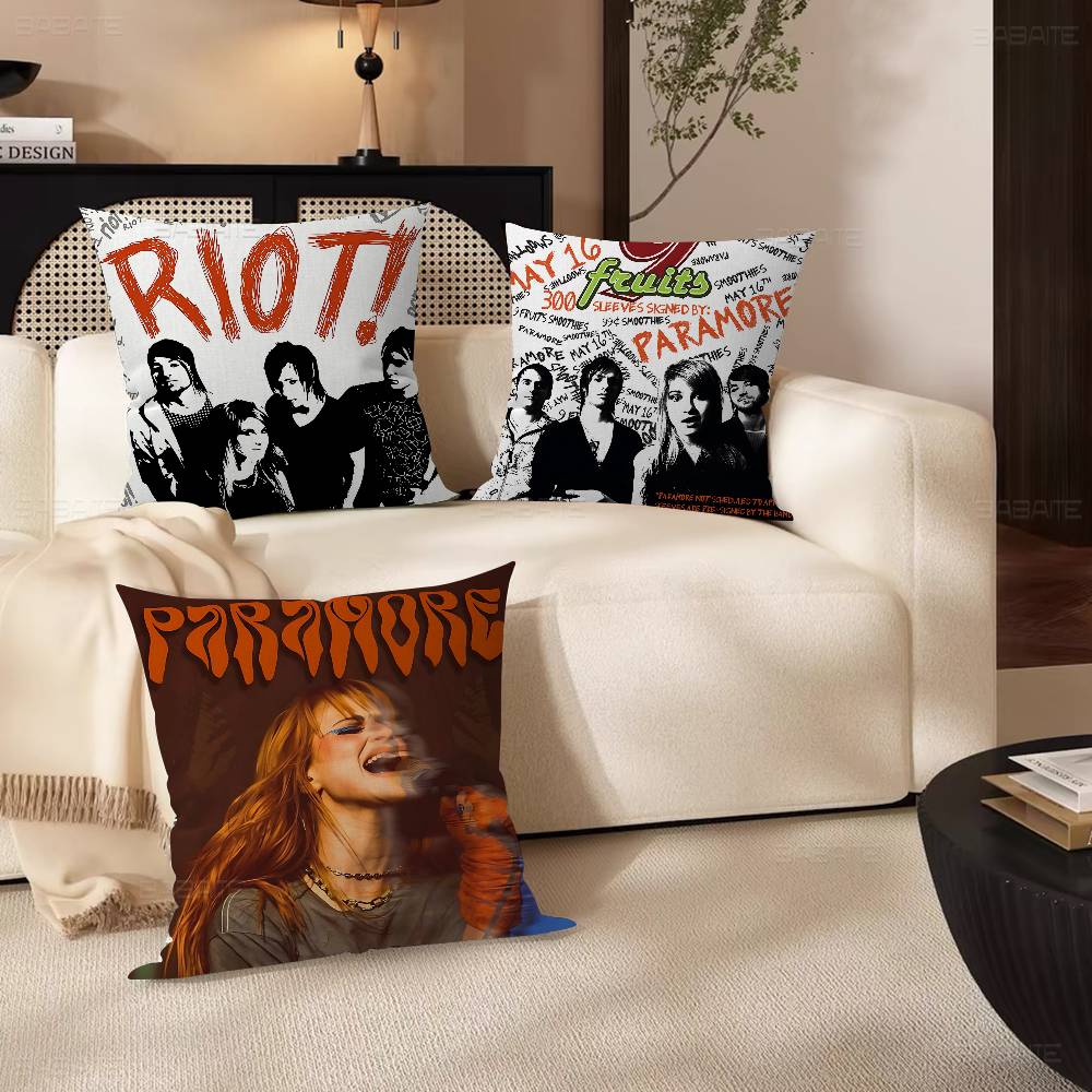 Rock Band P-Paramore Pillowcases Home Bedding Decorative Pillow Cover Wedding Super Soft Pillow Case