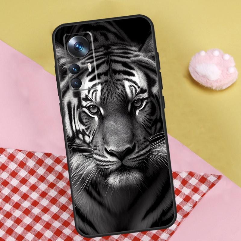 

Tiger Sketch Art For POCO F5 F3 M5s F4 X4 GT X5 X3 Pro Case For Xiaomi 13 Ultra 11T 12T 13T Pro 12 Lite 12X Mi 11 Lite