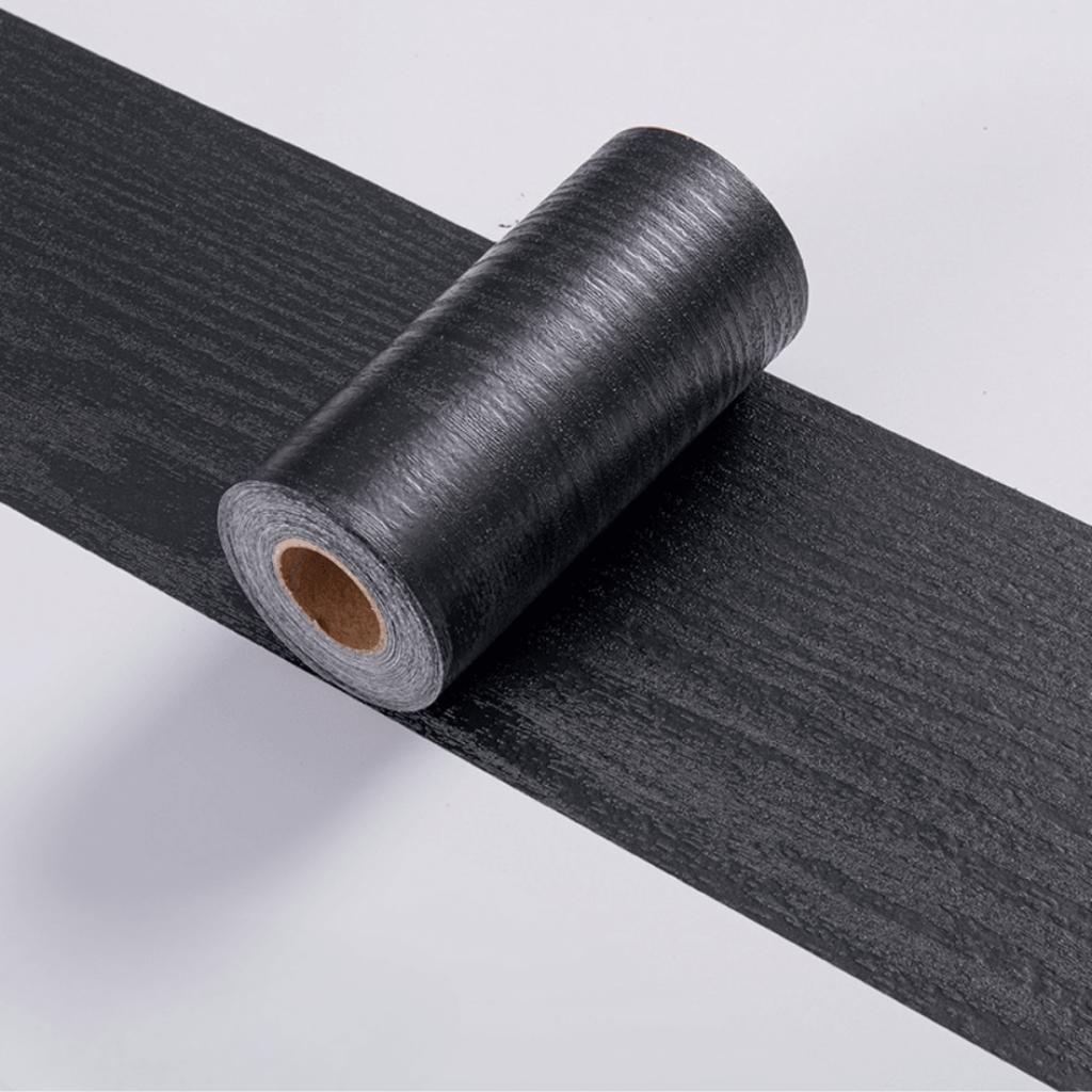 1PC 5mx15cm Self-adhesive PVC Waterproof Wood Waist Line Wallpaper Skirting Line Wall Border Stickers Home Decor