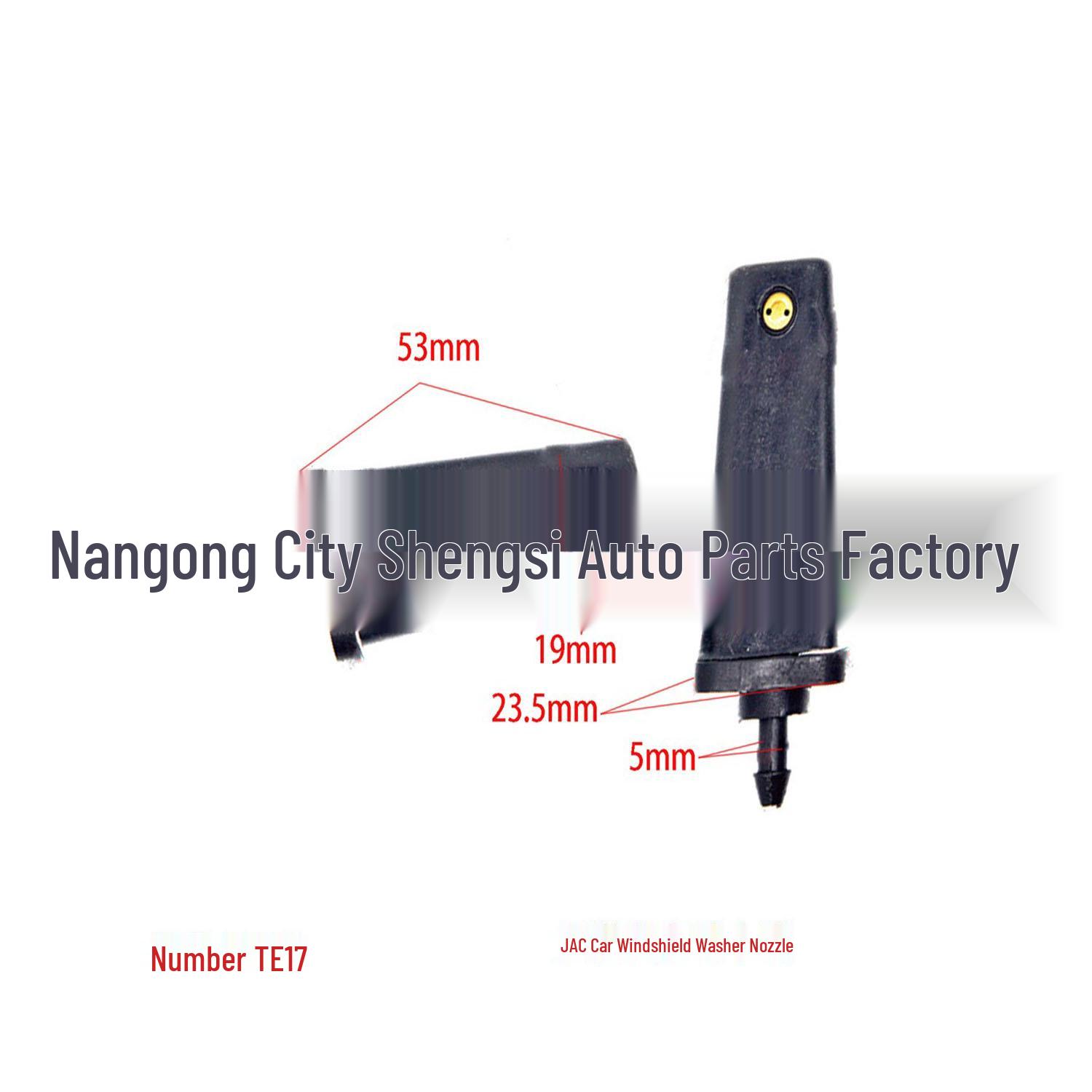 

JAC Motors Windshield Washer Nozzle Clip Installation Kit 10000