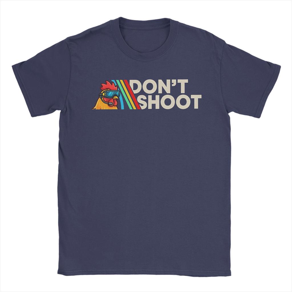 Don Shoot Game Arc Raiders Hühnchen Meme T-Shirts Unisex 100% Baumwolle Neuheit T-Shirt Rundhals T-Shirts Kurzarm Kleidung Sommer