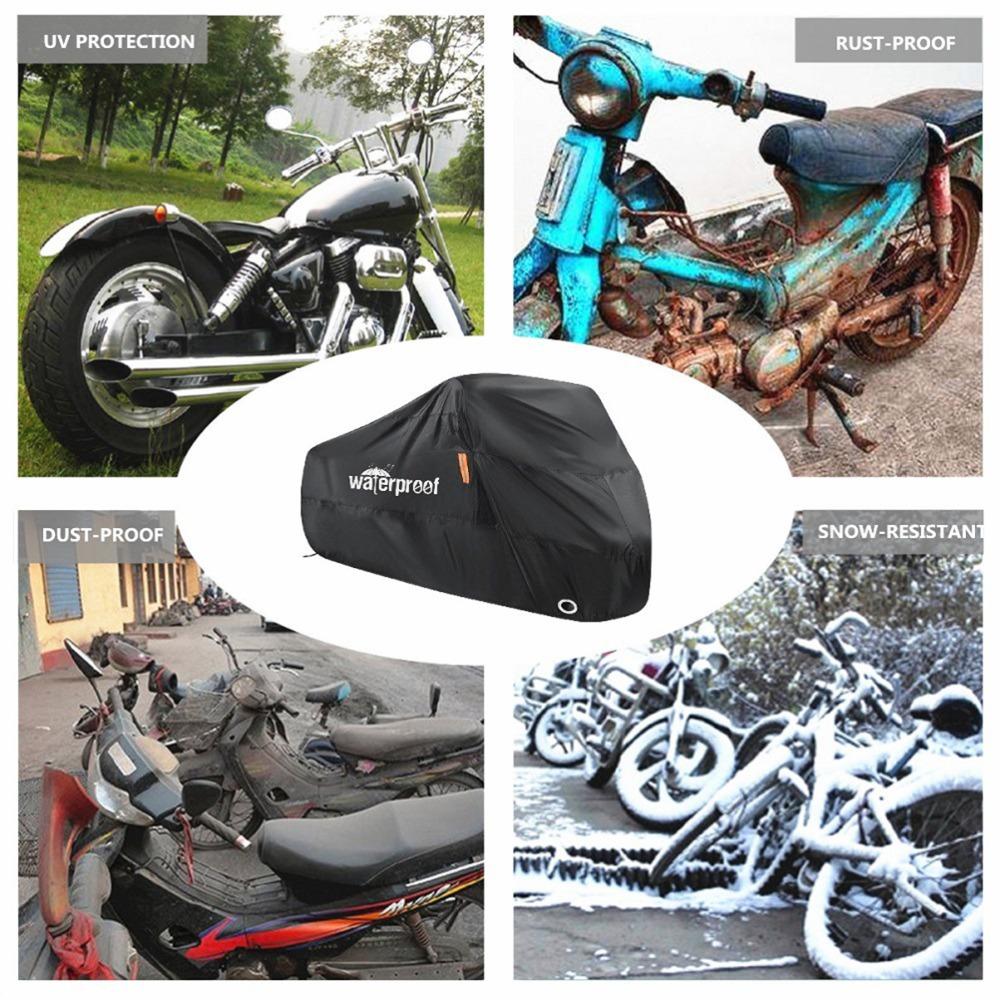 with Lock Holes Motorcycle Cover Waterproof Cycling Cover Bike Rain Cover  Daily Bike Protection