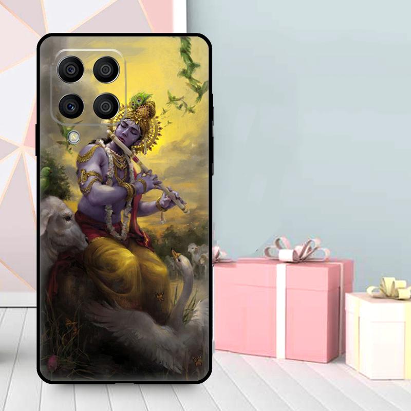Indian God Lord Krishna Case For Samsung Galaxy M56 M52 M32 M53 M16 M11 M21 M31 M35 M12 M13 M14 M15 M36 M55 M34 M54