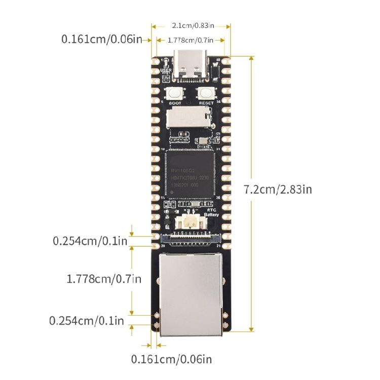 RV1106 Linux Board Integrates ARM 128/256MB Memory Micro Development