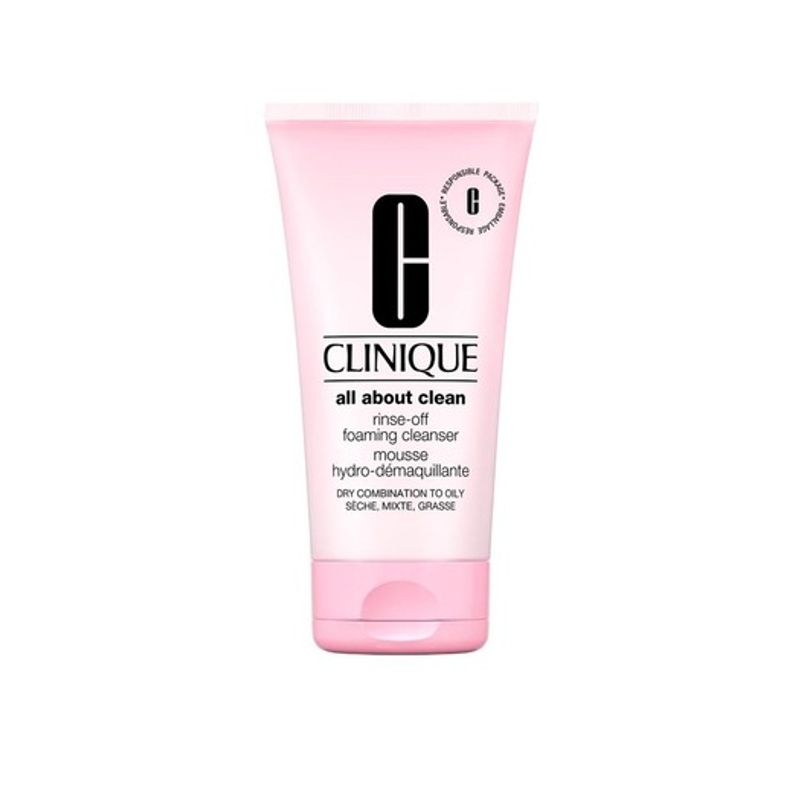 CLINIQUE All About Clean Rinse-Off Foaming Cleanser 150ml FREE