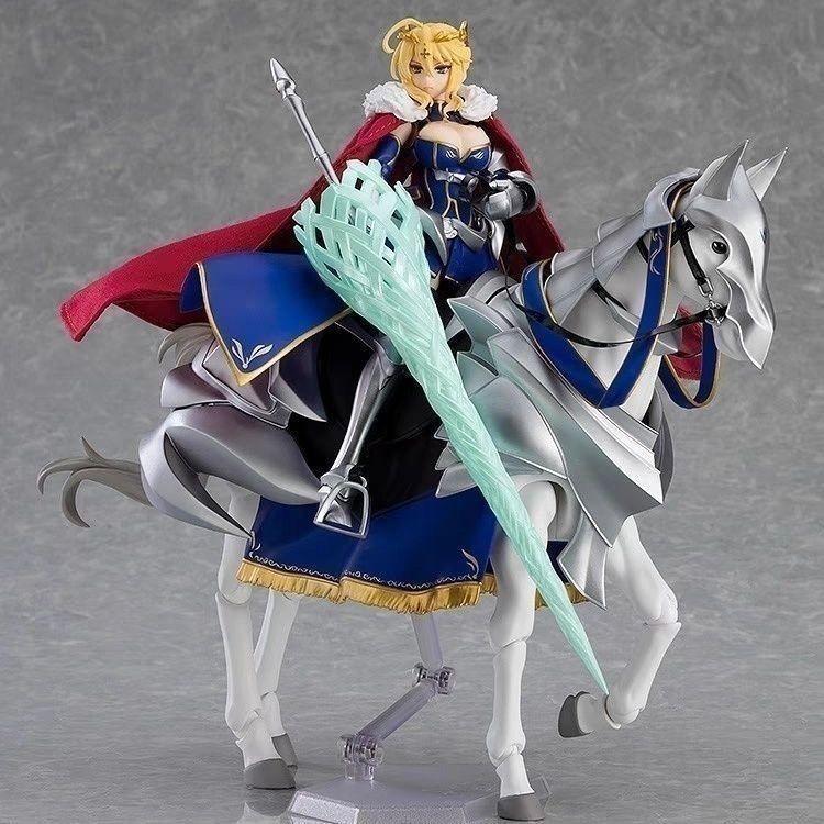 Ko Figma 568 Dx Artoria Pendragon Action Doll High Quality White Dead 2.0 Armored Anime Joint Collection Toy Gifts