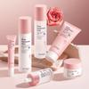 Luxury Rose Essence Anti-aging Skin Care Set Hyaluronic Acid Hydrating Anti-wrinkle and Freckle Six-piece Set