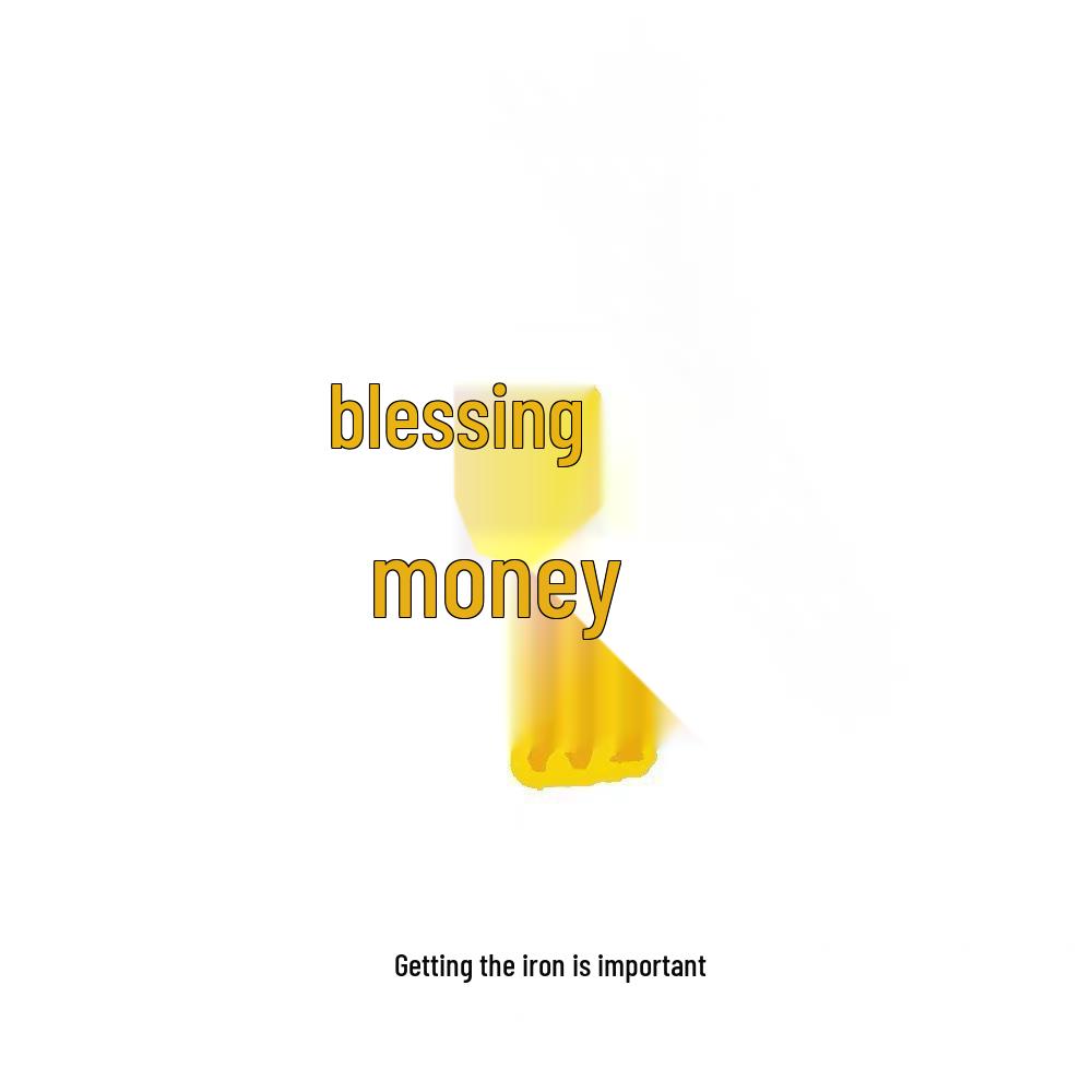 2mg Gold Sticker for Phones - Smooth Sailing Wealth Charm