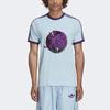 Adidas Originals Kerwin Frost Collaboration Cartoon Print Sports Short Sleeve T-Shirt Men Tops Powder-Blue HB7424