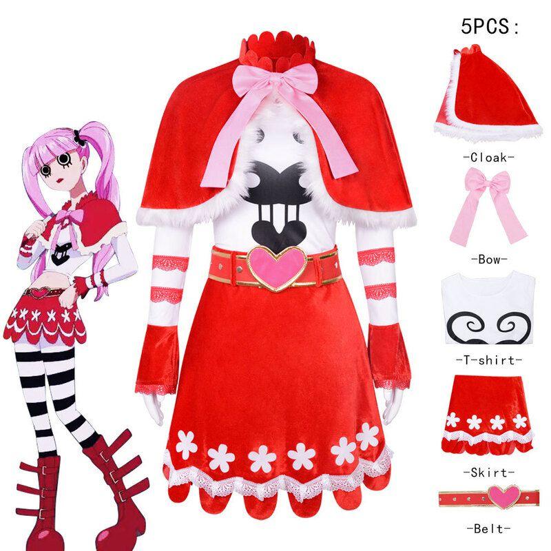 

One Piece Perona Cosplay Costume Wig Adults Halloween Outfit Carnival Play Role M