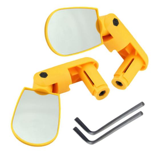 2 Stück verstellbarer Rückspiegel für Mountainbike, Fahrrad, Radfahren, Lenkerende