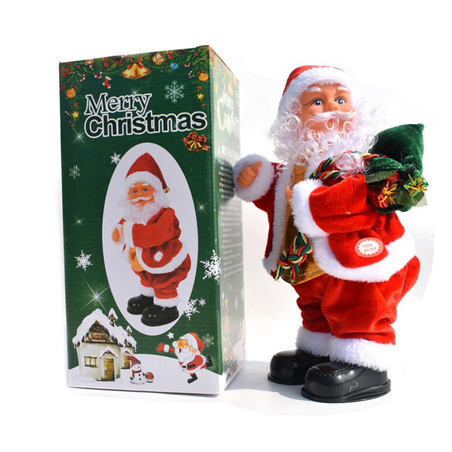 European Christmas Climbing Santa Electric Toy and Decoration