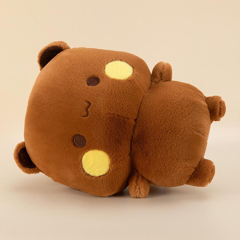 Yi Er Bu Bu Pluche Speelgoed Koppel Set Kawaii Bruine Beer Panda Pop Schattig Knuffeldier Beste Vriend Cadeau Jongens Meisjes Verjaardagscadeau 25cm