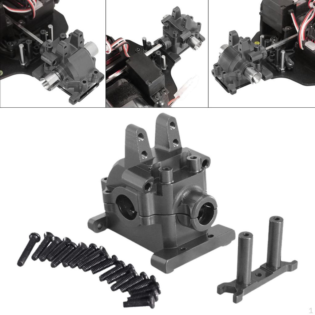 Metal Front Gearbox Cover Upgrade Spare Parts Shell Replacement for RC Hobby Car 14209, 14210 And