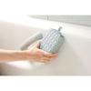 Mameita Bath Sponge, Gray, Set of 2, Approx. 8cm Wide X 5cm Deep X 16cm High, Acrylic Net, Cleaner, Removes Limescale and Soap Stains with Just Water,