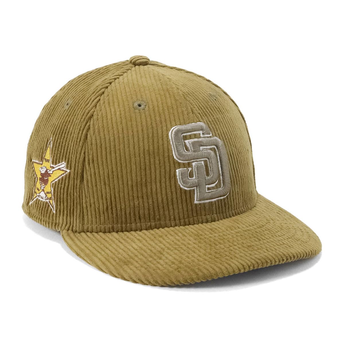 

New Era LP 59FIFTY Cap by MLB San Diego SD Corduroy Side Exclusive to and Stylish Streetwear Travel Sun Gift Idea (14507931, NER35C2440) Padres,
