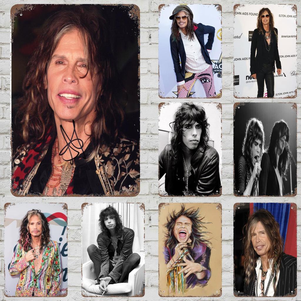 Steven Tyler Funny Bar Metal Sign Retro Plaque Vintage Sign Alcohol Drinker Pub Club Man Cave Kitchen Wall Decoration
