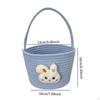 Påskkorg Kanin Söt Godis Gåvor Förvaring Flätad Rep Gåva för