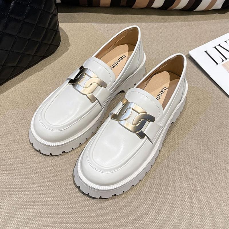 

Fashion AIYUQI Shoes Women Spring 2025 New White Thick-soled Ladies Sneakers Genuine Leather Casual Trend Girl Shoes Students 34 бежевий