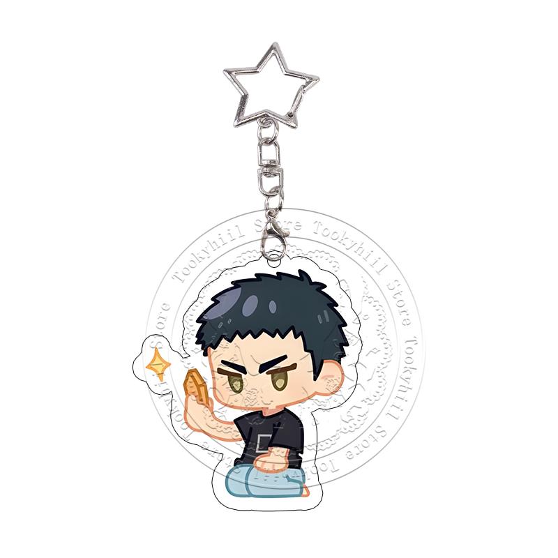 40 Styles Ace of Diamond Acrylic Keychain Chibi Cartoon Characters Eijun Sawamura Kazuya Miyuki Satoru Furuya Backpack Charm