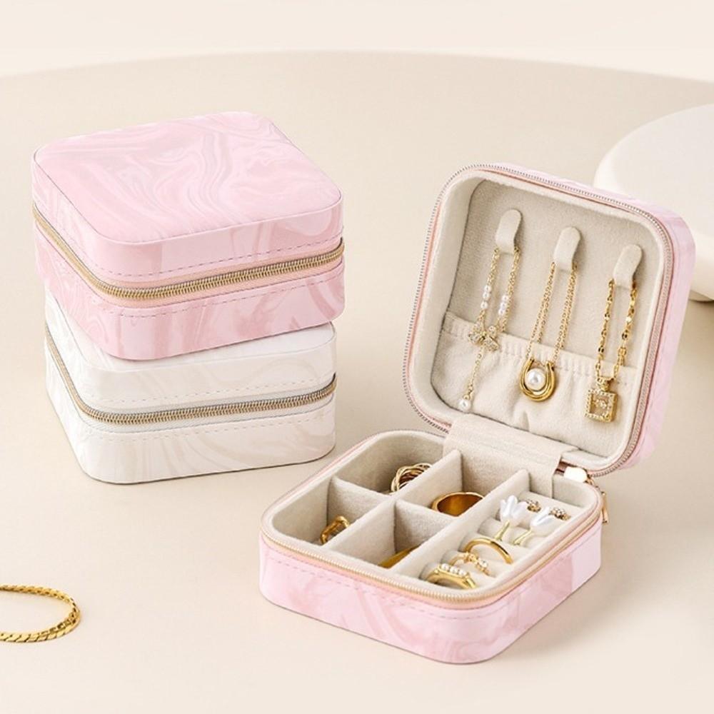 Layered Jewelry Storage Box Mini Jewelry Display Case Earrings Necklace Ring Jewelry Box  Gift