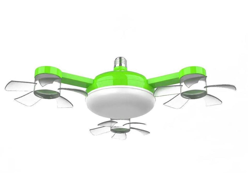 Smart Energy-Saving Ceiling Fan with Silent Remote Control and Eye-Friendly Light for Bedroom or Dining Room